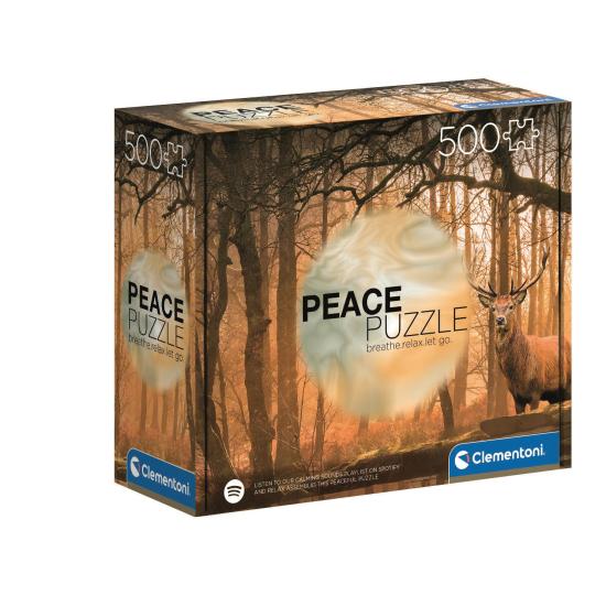 Puzzle Clementoni Peace Puzzle Whispers of the Forest 500 Teile