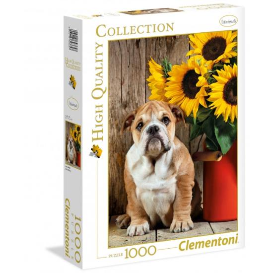 Clementoni Bulldogge Hundepuzzle 1000 Teile