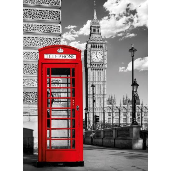 Clementoni Platinum London Telephone Booth Puzzle 1000 Teile