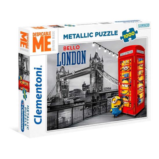Clementoni Platinum Minions Puzzle, Telefonzelle 1000 Teile
