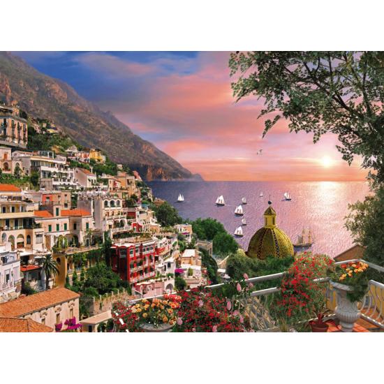 Clementoni Positano Romantisches 1000-teiliges Puzzle
