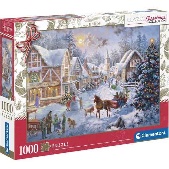 Puzzle Clementoni Vorbereitungen Für Weihnachten 1000 Teile