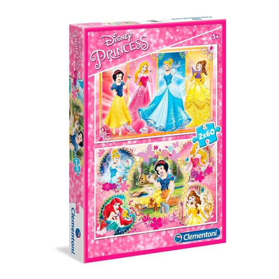 Clementoni Puzzle Disney Prinzessinnen 2 x 60 Teile