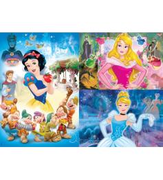 Clementoni Puzzle Disney Prinzessinnen 3 x 48 Teile