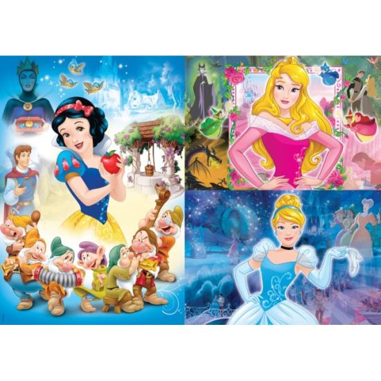 Clementoni Puzzle Disney Prinzessinnen 3 x 48 Teile