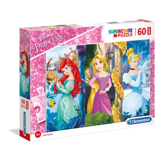 Clementoni Puzzle Disney Prinzessinnen Maxi 60 Teile