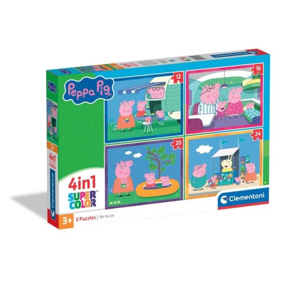 Puzzle Clementoni Progressives Peppa Pig 16-12-20-24 Teile
