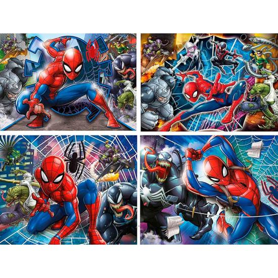 Clementoni Progressives Spiderman-Puzzle 20-60-100-180 Teile.