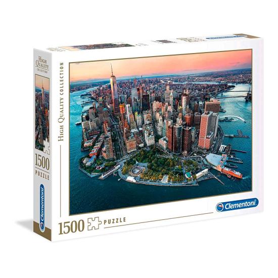 Clementoni Sonnenuntergang in New York Puzzle mit 1500 Teilen.