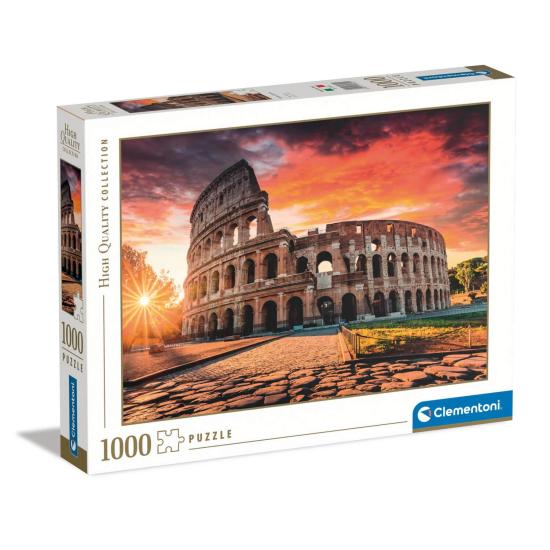 Puzzle Clementoni Sonnenuntergang am Kolosseum in Rom 1000 Teile