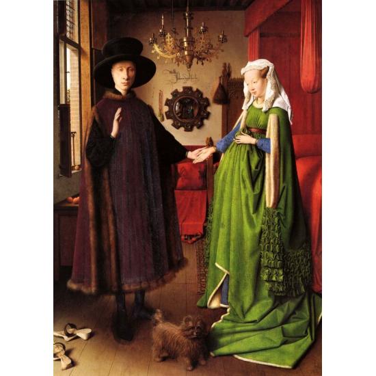 Puzzle Clementoni Porträt von Giovanni Arnolfini und seiner Frau