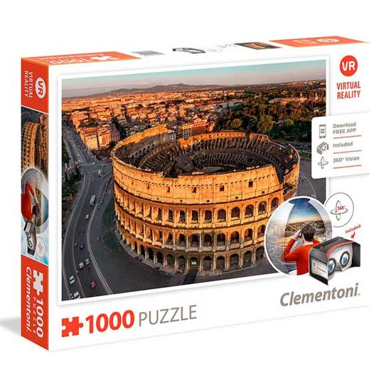 Clementoni VR Rom Puzzle 1000 Teile