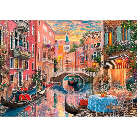 Clementoni Romantischer Sonnenuntergang in Venedig Puzzle 6000 T