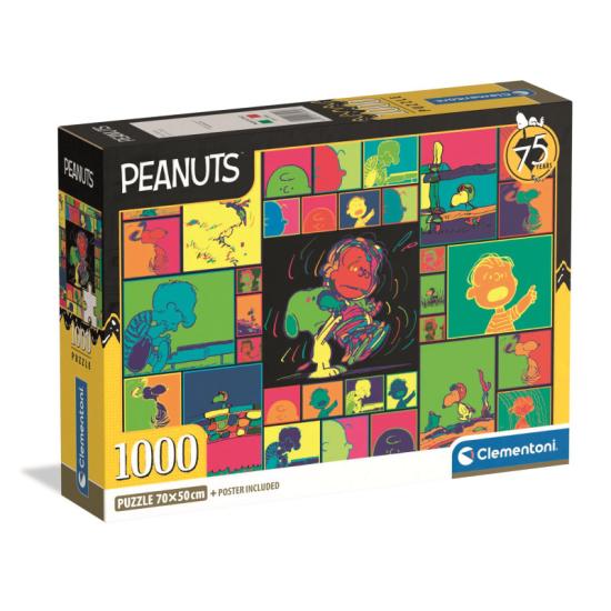 Puzzle Clementoni Snoopy Peanuts Farbe 1000 Teile