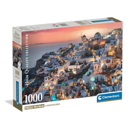 Puzzle Clementoni Schatten von Santorin 1000 Teile