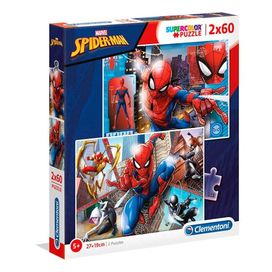 Clementoni Spiderman Puzzle 2 x 60 Teile