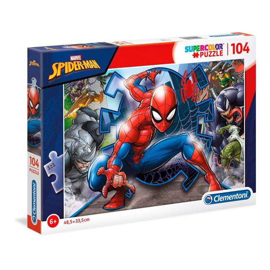 Clementoni Spiderman 104-teiliges Puzzle