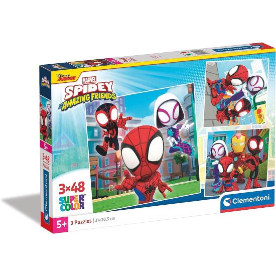 Clementoni Spidey and Amazing Friends Puzzle 3 x 48 Teile