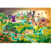 Clementoni Story Maps Schneewittchen-Puzzle 1000 Teile