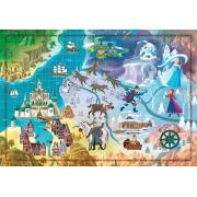 Clementoni Story Maps Frozen 1000-teiliges Puzzle
