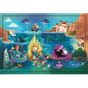 Clementoni Story Maps Die kleine Meerjungfrau Puzzle 1000 Teile