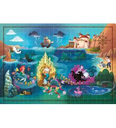 Clementoni Story Maps Die kleine Meerjungfrau Puzzle 1000 Teile