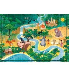 Clementoni Story Maps Dschungelbuch-Puzzle 1000 Teile