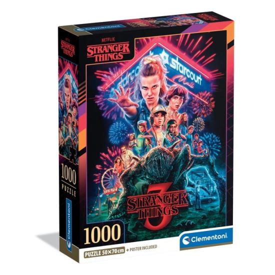 Puzzle Clementoni Stranger Things 3 1000 Teile