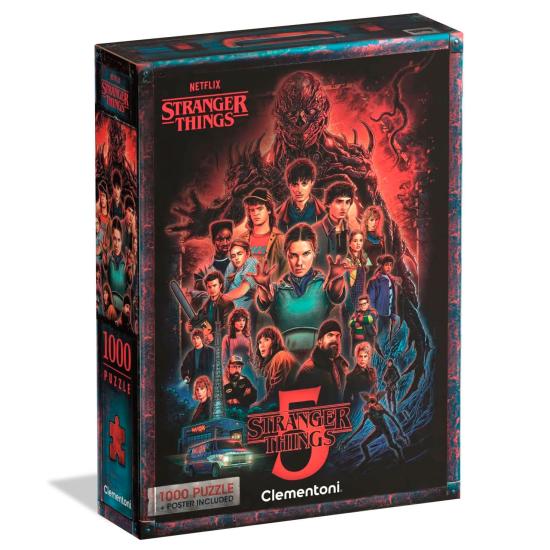 Clementoni Puzzle Stranger Things 5 von 1000 Teilen