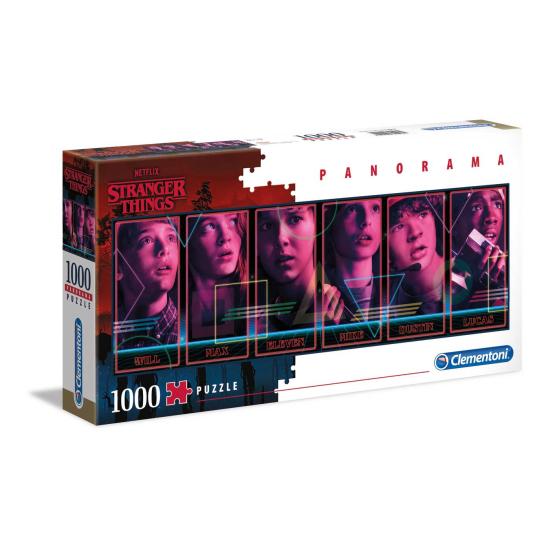 Clementoni Stranger Things Panorama-Puzzle mit 1000 Teilen