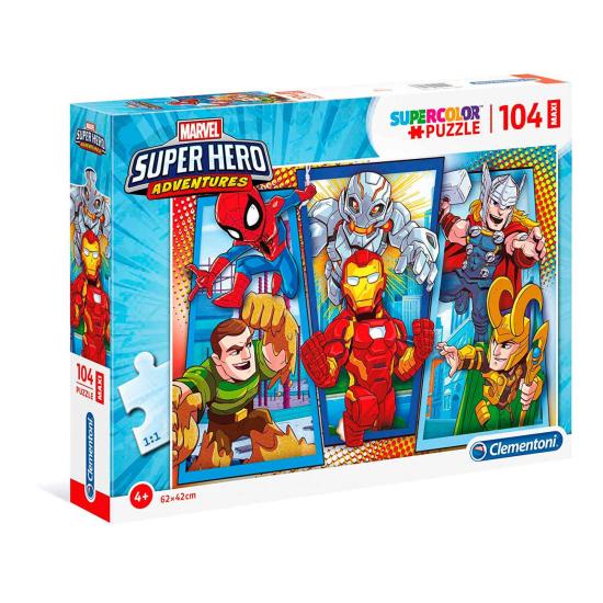 Clementoni Marvel Superheroes Maxi-Puzzle mit 104 Teilen