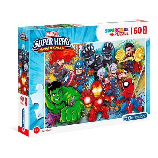 Clementoni Marvel Superheroes Maxi 60-teiliges Puzzle