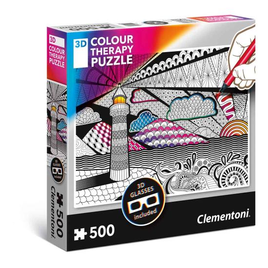 Clementoni THERAPY Der Leuchtturm Puzzle 500 Teile