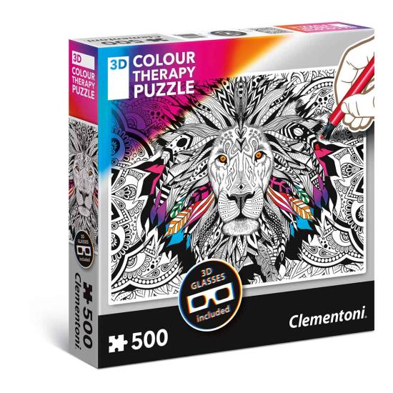 Clementoni THERAPY Der Löwe 500-teiliges Puzzle