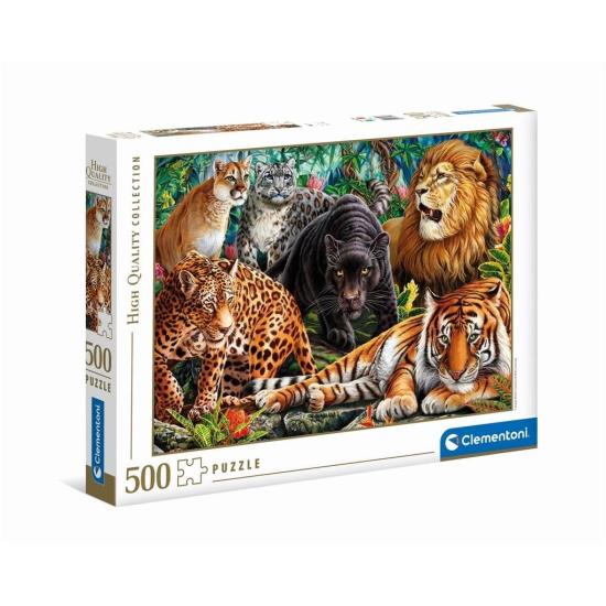 Clementoni Wildkatzen-Puzzle 500 Teile