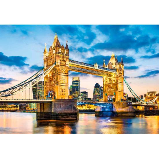 Clementoni Tower Bridge in der Abenddämmerung Puzzle 2000 Teile Clementoni Tower Bridge in der Abenddämmerung Puzzle 2000 Teile