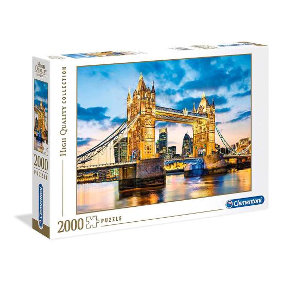 Clementoni Tower Bridge in der Abenddämmerung Puzzle 2000 Teile Clementoni Tower Bridge in der Abenddämmerung Puzzle 2000 Teile