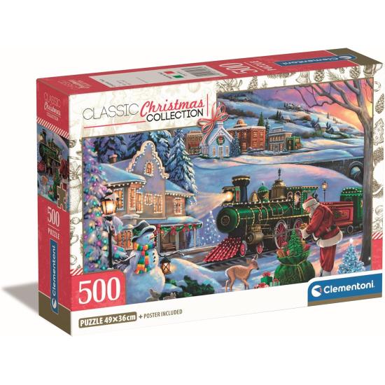 Puzzle Clementoni Weihnachtszug 500 Teile