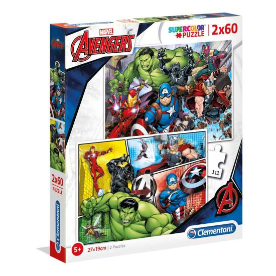 Clementoni Avengers Puzzle 2 x 60 Teile