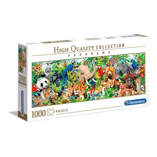 Clementoni Wildlife Panorama Puzzle mit 1000 Teilen