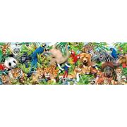 Clementoni Wildlife Panorama Puzzle mit 1000 Teilen