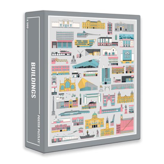 Cloudberries Buildings 500-teiliges Puzzle