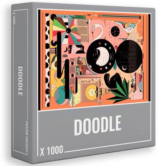 Moltebeeren-Doodle-Puzzle 1000 Teile
