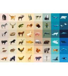 Moltebeeren Fauna Puzzle 1000 Teile