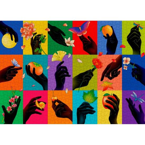 Moltebeerenhände 1000-teiliges Puzzle