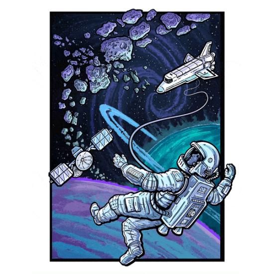 Puzzle Moltebeeren, Weltraumbild, 3D-Effekt, 500 Teile