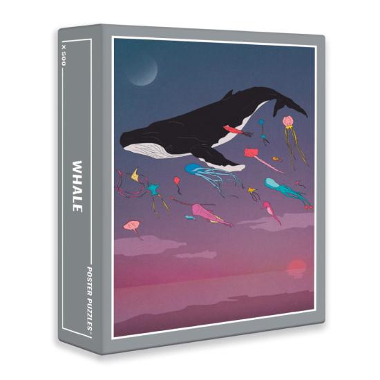 Moltebeeren-Wal-Puzzle mit 500 Teilen Moltebeeren-Wal-Puzzle mit 500 Teilen