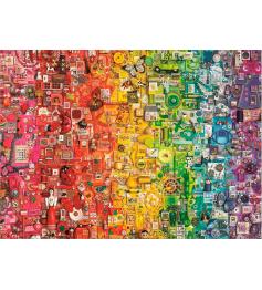 Cobble Hill buntes Regenbogenpuzzle 1000 Teile
