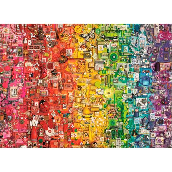 Cobble Hill buntes Regenbogenpuzzle 1000 Teile Cobble Hill buntes Regenbogenpuzzle 1000 Teile