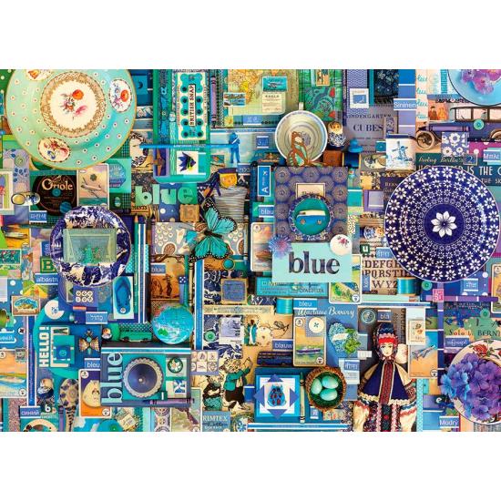 Cobble Hill Blue Puzzle 1000 Teile
